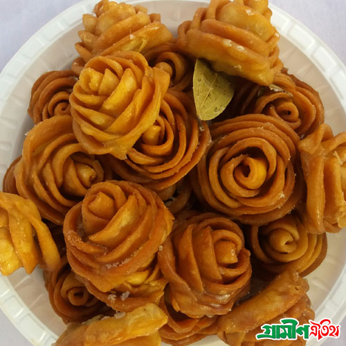 Rose flower cake